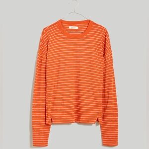 Madewell Slub Relaxed Long-Sleeve Tee